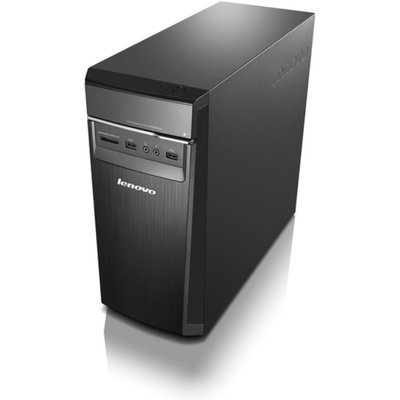 Lenovo H50 90BH000PUS Desktop Computer - AMD A-Series A6-6310 2.40 GHz - Tower - Black, Gray
