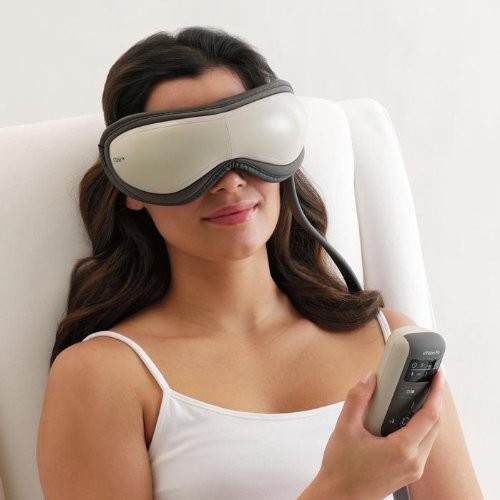brookstone heating and vibrating eye massager AmaMedic AM-4613 Eye Massager main image 1