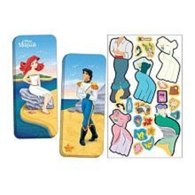 LEE PUBLICATIONS Educational Products Magnetic Paper Dolls Travel Tin - The Little Mermaid