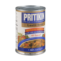 Pritikin All Natural 100% Fat Free Reduced Sodium Lentil Soup