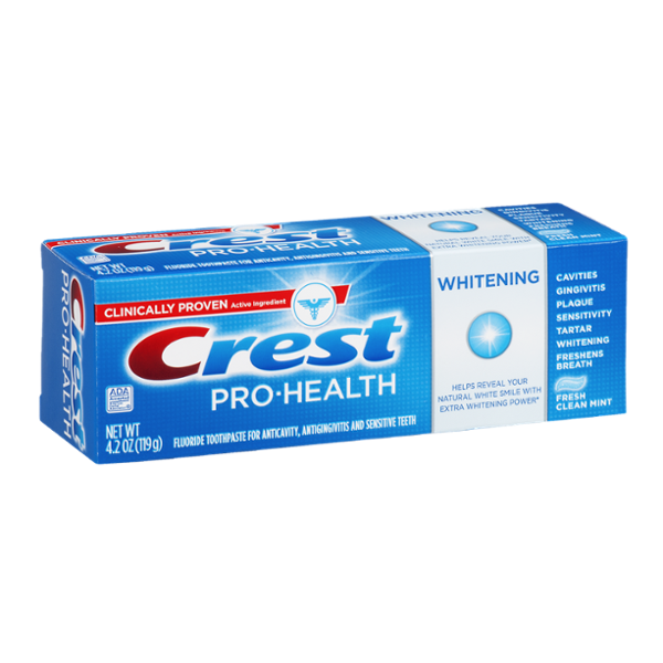 Crest ProHealth Whitening Toothpaste Fresh Clean Mint Reviews 2019