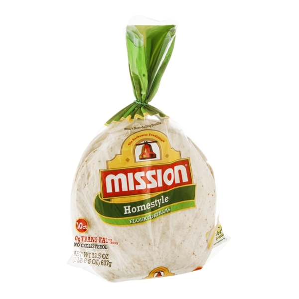 Mission Flour Tortillas Homestyle - 10 CT