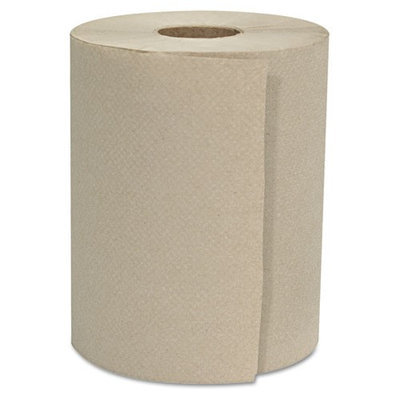 GEN GER600HN Hardwound Roll Towels, 1-Ply, Natural, 8