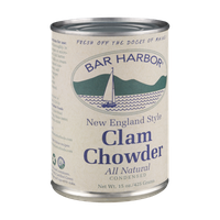 Bar Harbor All Natural New England Style Clam Chowder Soup