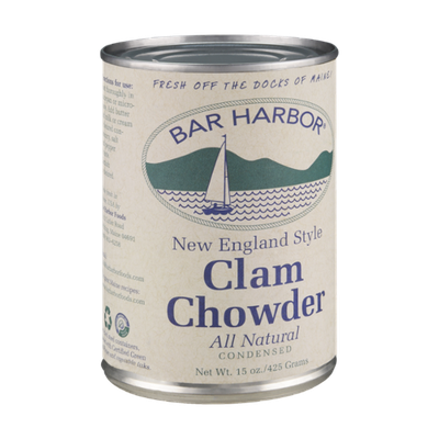 Bar Harbor All Natural New England Style Clam Chowder Soup