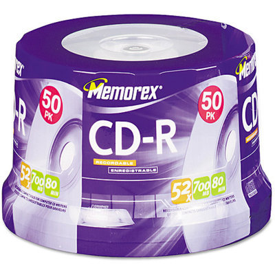 Imation Corporation Memorex 04563 50-pk. CD-R 80 Spindle