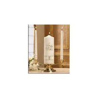 Will & Baumer 124052 Candle Wedding Unity Set Two Shall Become One Gold