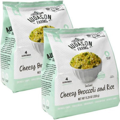 Augason Farms Instant Cheesy Broccoli and Rice, 11.29 oz