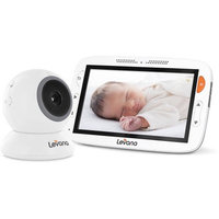 Levana Alexa 5 LCD Video Baby Monitor with Temperature Monitoring, Feeding/Nap Timer and Two Way Intercom