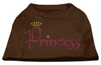 Ahi Princess Rhinestone Shirts Brown Lg (14)