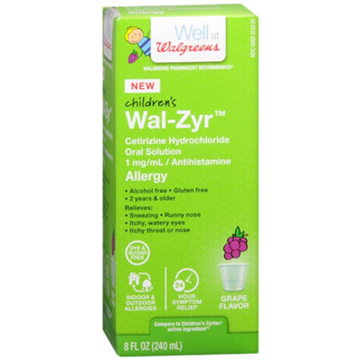 Walgreens Child Liquid Sugar Free Grape