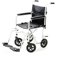 Carex Transport Chair with 8 Inch Oversized Wheels