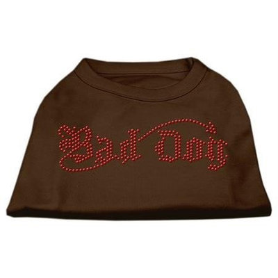 Ahi Bad Dog Rhinestone Shirts Brown XS (8)
