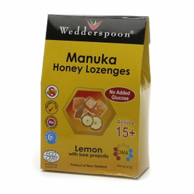 Wedderspoon Organic Manuka Active 15+ Lozenges