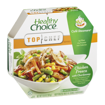 Healthy Choice Top Chef Inspired Cafe Steamers Chicken Fresca with Chardonnay