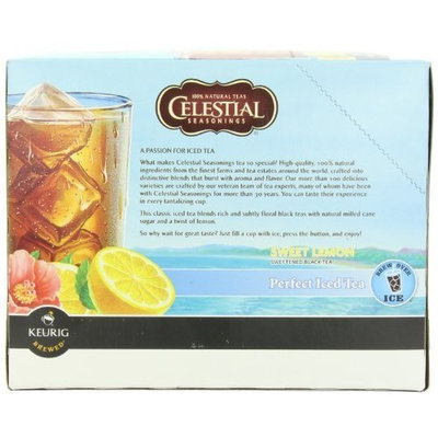 Green Mountain Coffee Green Mountain Sweet Lemon Black Perfect Iced Tea, K-Cup Portion Pack for Keurig K-Cup Brewers, 24-Count