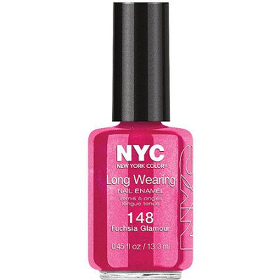 New York Color Long Wearing Nail Enamel Fuchsia Glamour 0.45 fl oz - DEL LABORATORIES INC.