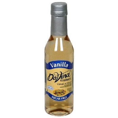 DaVinci Gourmet Sugar Free Syrup, Vanilla Syrup, 12.7-Ounce Bottles (Pack of 6)
