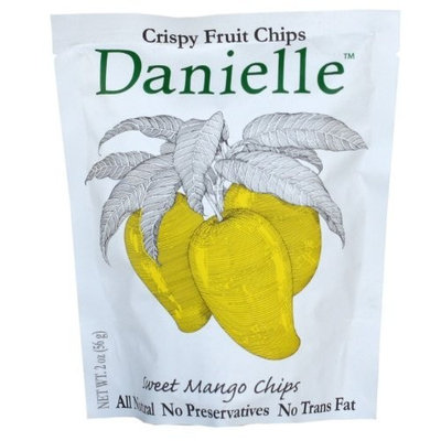 Danielle Crispy Fruit Chips, Sweet Mango, 2-Ounce Bags (Pack of 6)