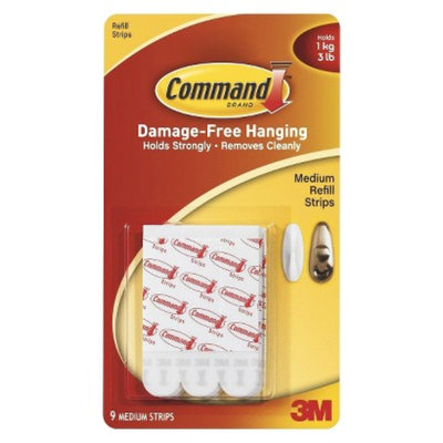 3M COMMAND STRP MED MOUNTING STRIPS