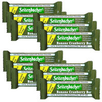 Seitenbacher Gluten Free Banana Cranberry Bar, 1.8-Ounce Bars (Pack of 12)