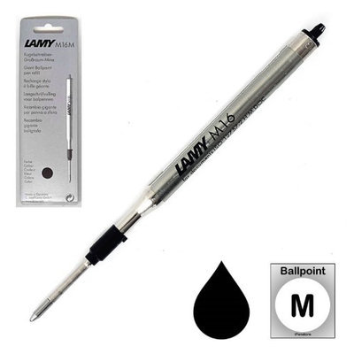 Lamy Ballpoint Pen Black Medium Refill M16