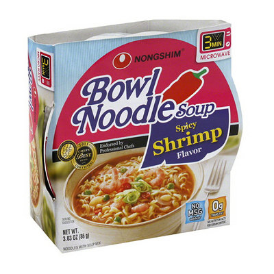 Nongshim Spicy Shrimp Flavor Noodle Soup Bowl