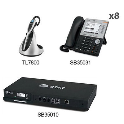 AT & T SB35010 + (8) SB35031 + (1) TL7800 Syn248 by AT & T Business Telephones