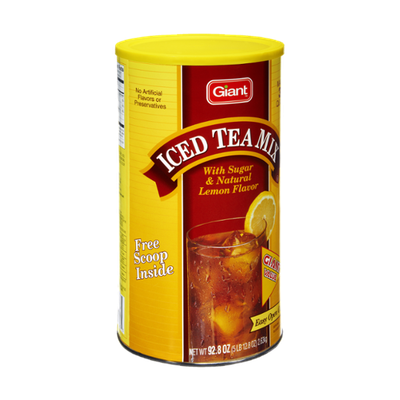 Giant Natural Lemon Flavor Iced Tea Mix