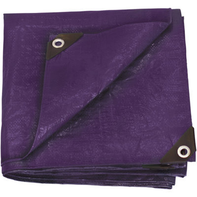 Pacific Play Tents 8' x 10' Messy Mat, Purple