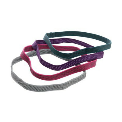 Goody 4Ct Thin Slide Proof Headwraps Assorted Colors