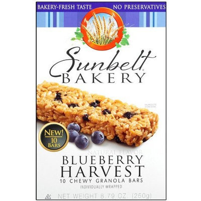 Sunbelt Bakery Blueberry Harvest Chewy Ganaola Bars 10 Ct 3 Pack