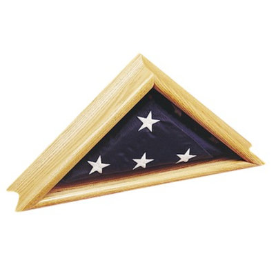 Annin Deluxe Oak Case for Flags- 24