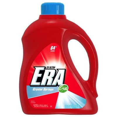 Era 2x Ultra Crystal Springs Liquid Detergent 64 Uses 100 Fl Oz (Pack of 4)