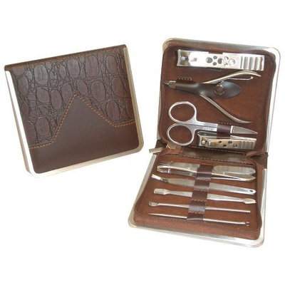 Stainless Steel Deluxe Manicure Set By The Lighthouse