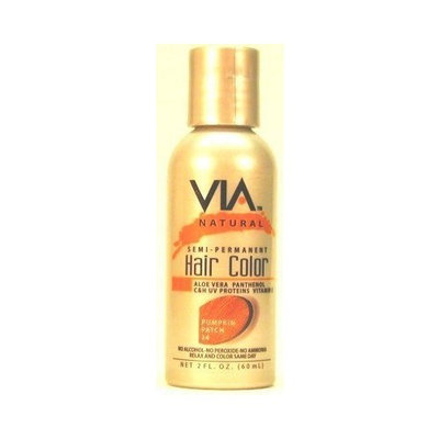 Via Natural 2oz Semi Perm Hair Color #034 Pumpkin