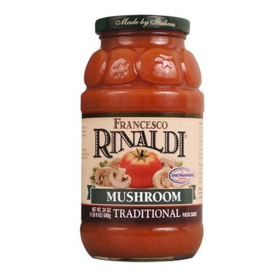 Francesco Rinaldi Mushroom Traditional Pasta Sauce 24 oz (Pack of 12)