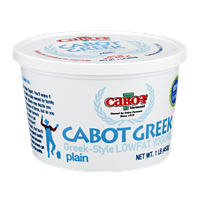 Cabot Plain 2% Milk Greek-Style Lowfat Yogurt