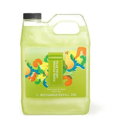 Fruits & Passion Fruity Hand Soap Refill, Pear-Peony, 33.8 ounce Bottle