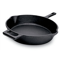 Ecolution Farmhouse Cast Iron Pre Seasoned 9.5 in. Fry Pan EOBK-5124