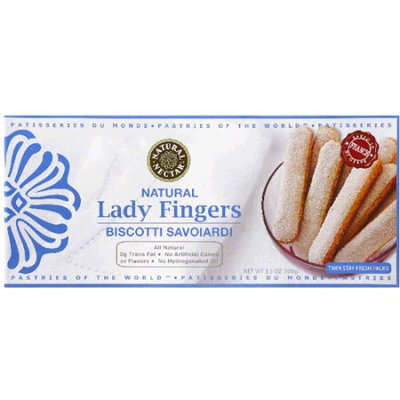 Natural Nectar Biscotti Savoiardi Lady Fingers, 3.5 oz, (Pack of 20)