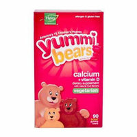 Hero Nutritionals Hero Nutritional Products Yummi Bears Vegetarian Calcium with Vitamin D Fruit Flavors 90 Ct