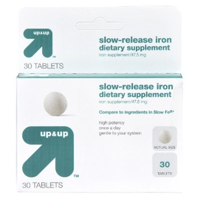 Up & Up Slow-Release Iron Tablets 30-pk.