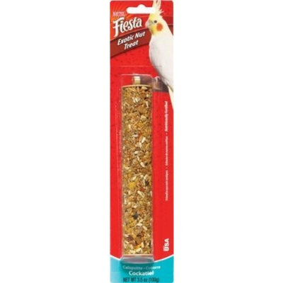 Mojetto Kaytee Pet Products BKT100502626 Fiesta Exotic Nut Cockatiel Treat Stick, 3.5-Ounce