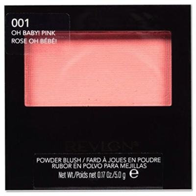 Pack of 3-Revlon Powder Blush with Brush,001 OH BABY! PINK