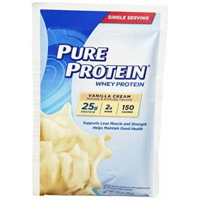 Pure Protein Whey Powder - Vanilla, 7 Single Serving Packets