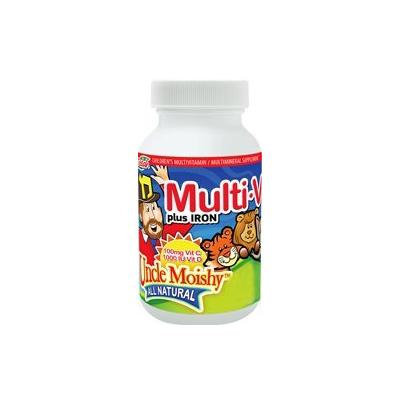 Uncle Moishy Multi-V plus Iron Chewable Zingy Cherry Flavor - 90 Chewables