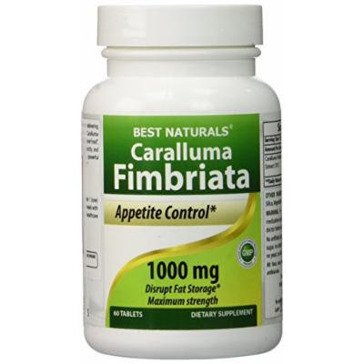 Best Naturals Caralluma Fimbriata Appetite Suppressant and Weight Loss Diet Supplement, 1000mg (60 Tablets)