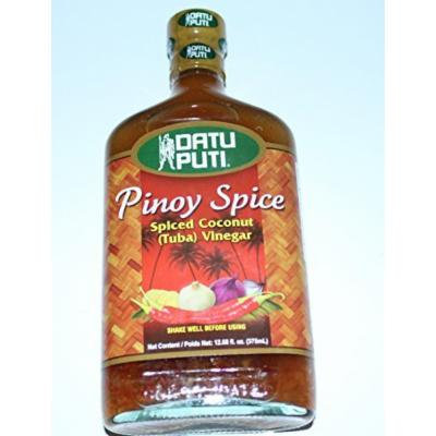 Datu Puti Pinoy Spice (Tuba) Vinegar Pack of Two Bottle 12.68 Oz Per Bottle