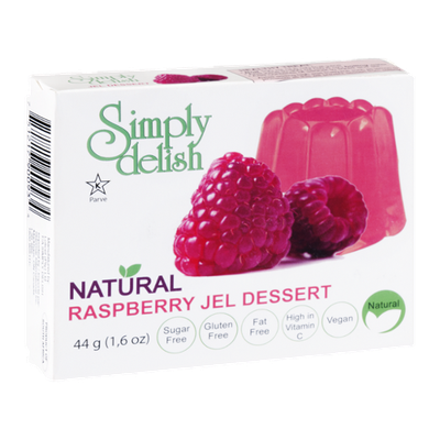 Simply Delish Natural Jel Dessert Raspberry